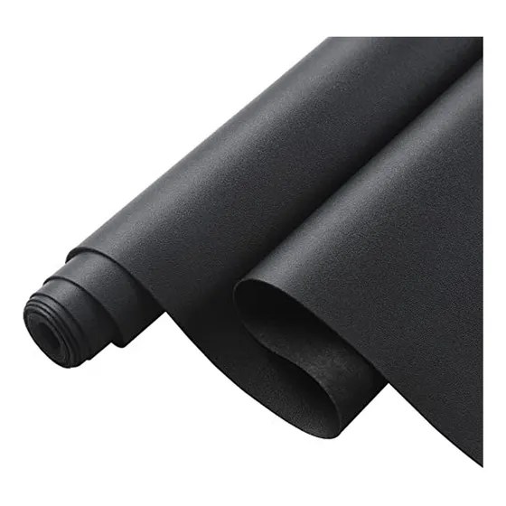 Rollo De Cuero Sintético Negro Para Manualidades Y Proyectos