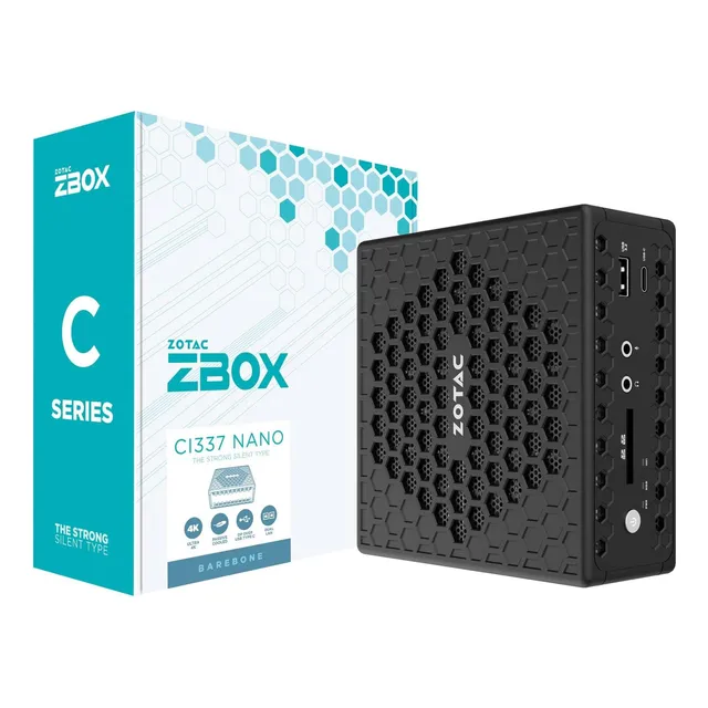 Zotac Zbox Ci337 Nano Sin Ventilador Silent Mini Pc Intel Pr