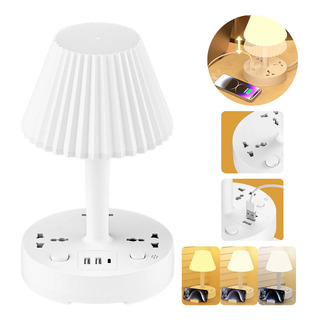 Lámpara Led De Sobremesa Multicontactos Regleta Ajusta Usb Lámpara Led De Sobremesa Multicontactos Regleta Ajusta Usb