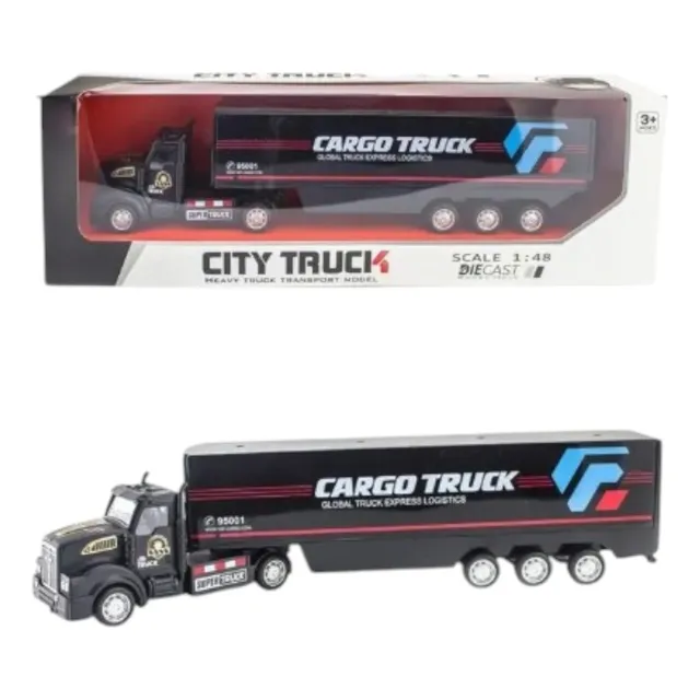 Tractomula Con Trailer Camion Contenedor Coleccion Escala