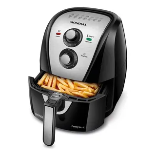 Fritadeira Sem Ăleo Air Fryer 4l Afn-40-bi Mondial Preto/inox 1500w Fritadeira Sem Ăleo Air Fryer 4l Afn-40-bi Mondial Preto/inox 1500w