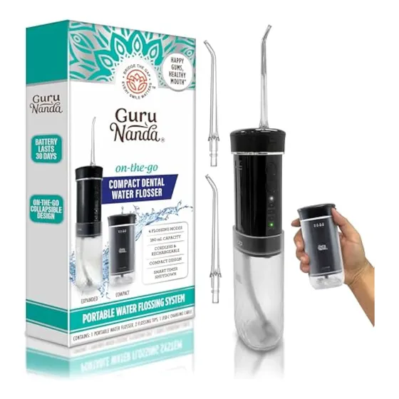 Gurunanda Irrigador Dental Compacto De Agua -