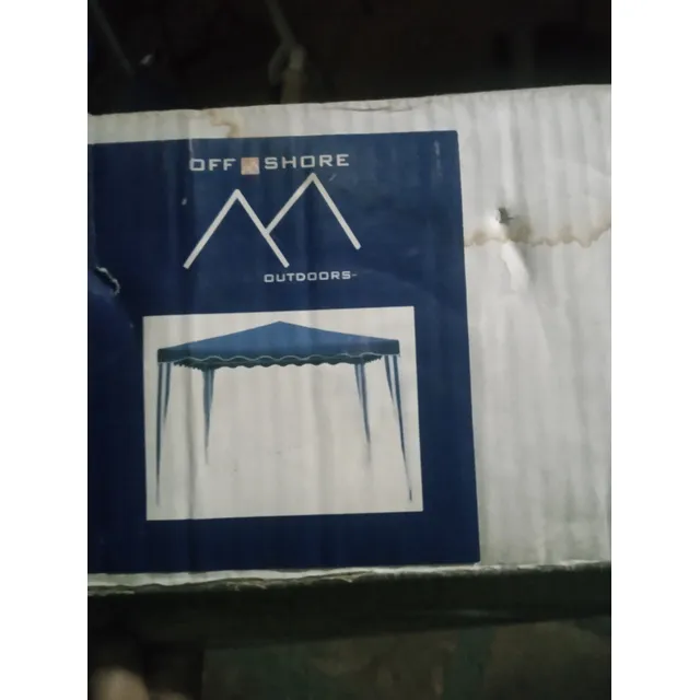 Kiosco Armable 2x3 Y 2,4 De Altura Lona Azul Oscuro