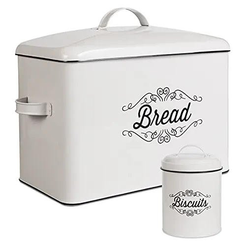 Nonacasa Caja De Pan De Estilo Rústico Encimera De Coc...