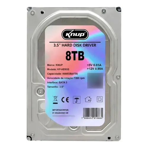 HD SEAGATE 8TB BARRACUDA ST8000DM004 | Frete grátis