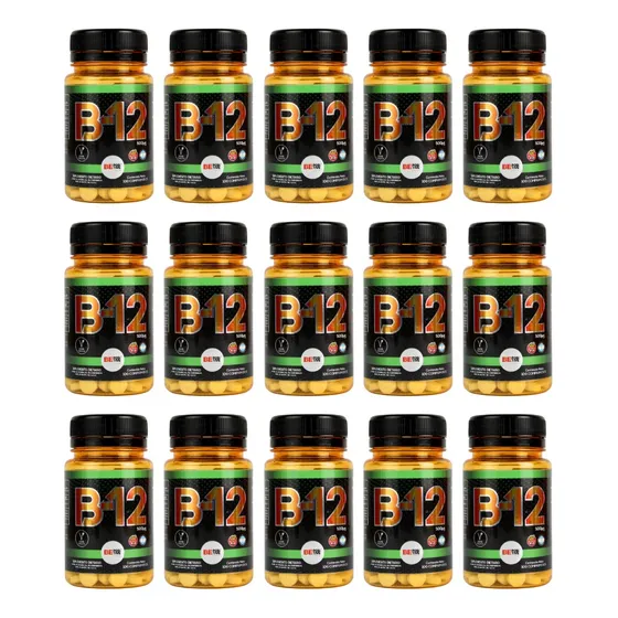 Vitamina B 12 500 Mcg 100 Tabs Vegano Vegie Promo X 15