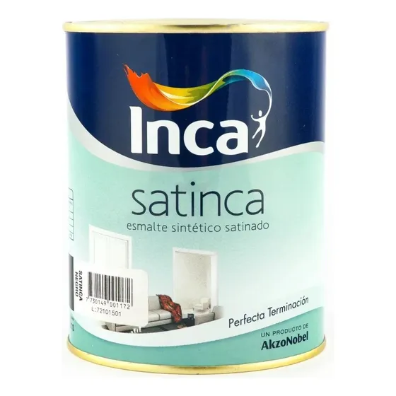 Esmalte Sintetico Inca Santinca 4 Lt. - Ferreteria Acabado Mate Color Blanco
