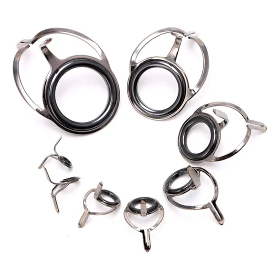 8pcs 6 # - 30 # Anéis De Olho De Aço Inoxidável Guias De Var