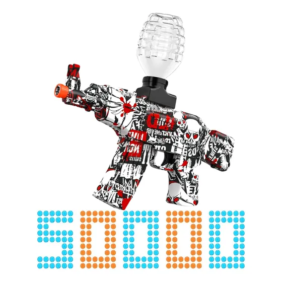 Pistola Bolas Gel Eléctrica Niños + 51,000 Orbis Hidrogel