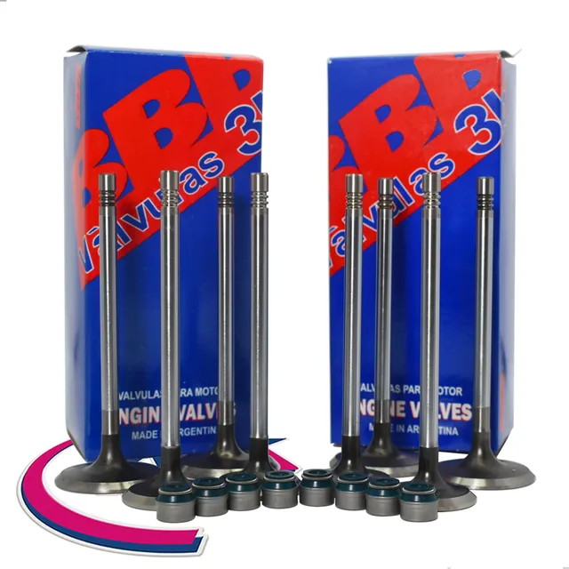 Valvula 6mm Chevrolet Agile / Corsa / Onix 1.4 8v + Retenes