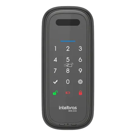 Fechadura Inteligente Com Acesso Via Palma Da Mão Mfr 2040 Intelbras