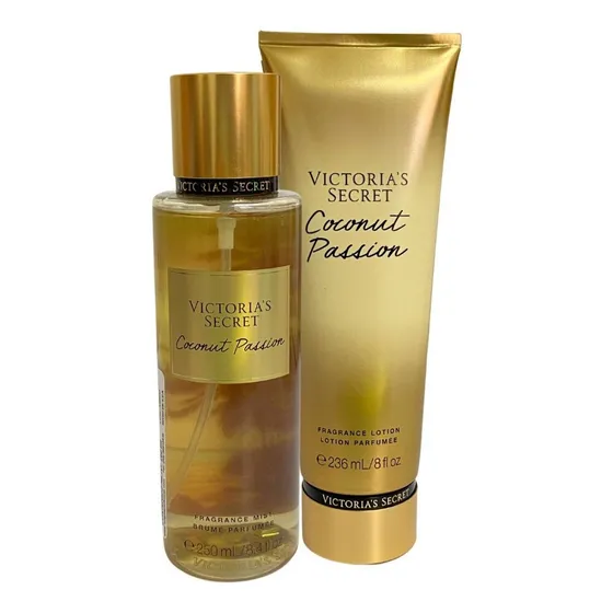 Set Victoria's Secret Crema Y Body Locion Coconut Passion