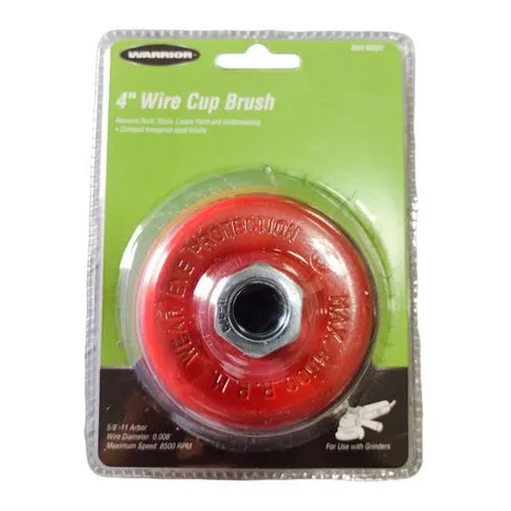 Disco De Alambre 4  Para Esmeril 5/8 8500rpm Warrior