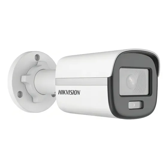 Cámara de seguridad Hikvision Ds-2ce10df0t-lpfs 2.8mm con resolución 2MP visión nocturna incluida color blanco | Cuotas sin interés
