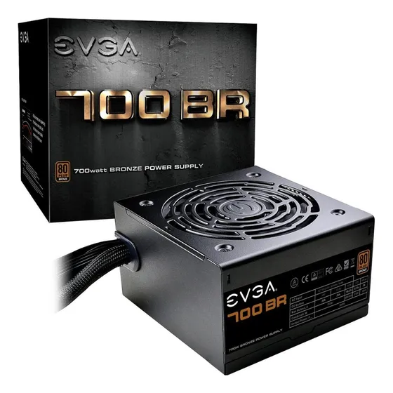 Fuente De Alimentación Evga 700 Br 700w 80+ Bronze Con 3 Año