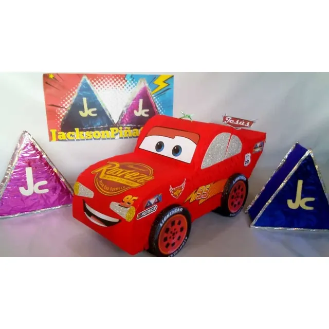 Piñatas Cars Rayo Mc Selfie Chupetera Cotillones Caramelera