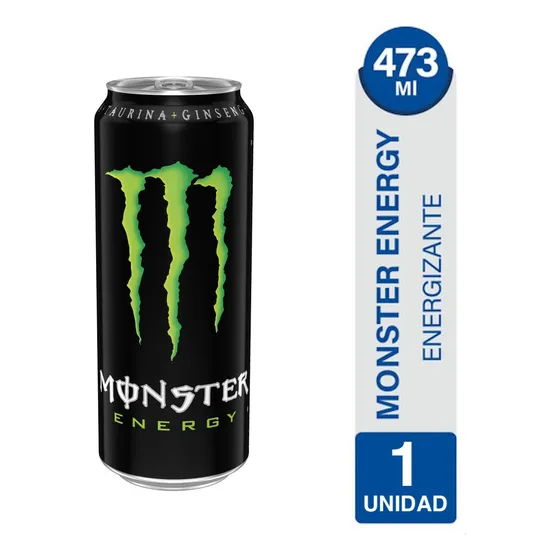 Bebida Energizante Monster Energy Green 473 Ml