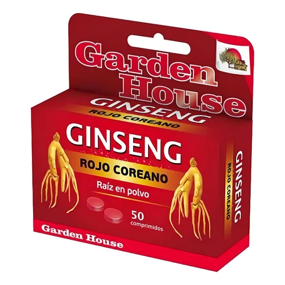 Suplemento en comprimidos Garden House Ginseng de 50 un