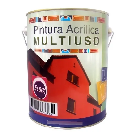 10lt Pintura Color Multiuso Elbex Pam 33 Colores A Eleccion