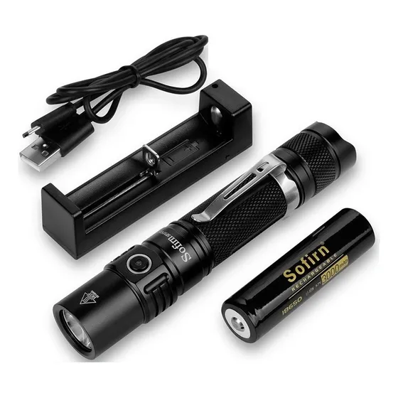 Lanterna Tática Sofirn Sp31 V. 2.0 Preta 5700-6500k