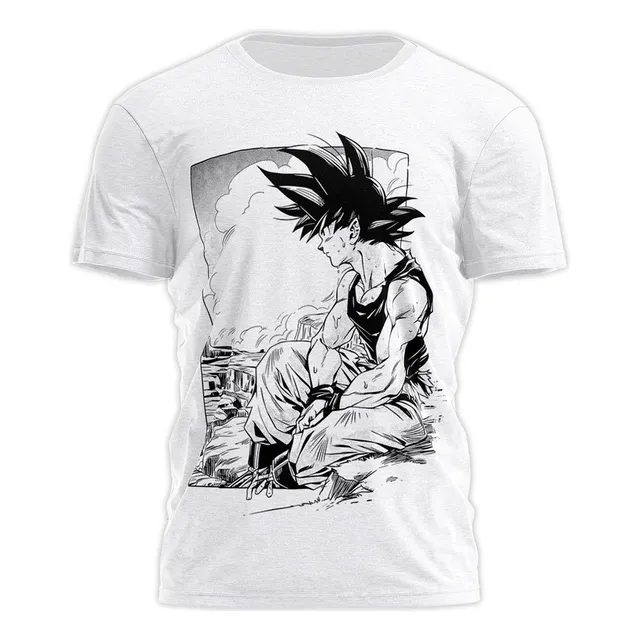 Remera Goku Dragon Ball Z Son Goku Entrenando Anime Dbz