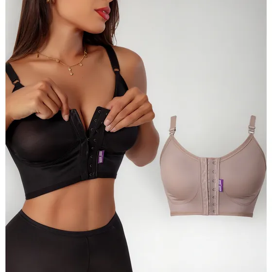 Kit 2 Soutien Pós Cirurgia Prótese Reforço Alta Sustentação