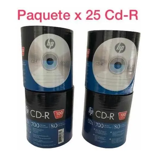 Cd-r Virgen Hp 52x-700mb-80minut.nuevos- Originales Hp