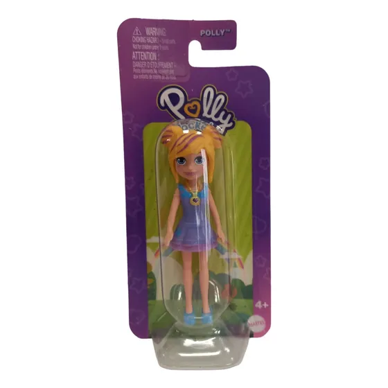 Muñeca Polly Pocket Vestido Violeta Mattel Elegante Febo