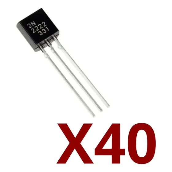 2n2222 Transistor Npn Pack De 40 Unidades
