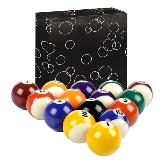 Bolas De Pool Billar Resina Gadnic Medida Profesional 57,5mm