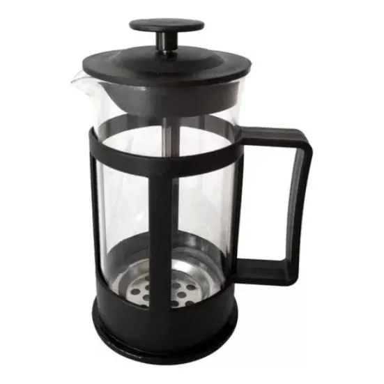 Cafetera Manual Embolo Prensa Francesa Vidrio 600ml Ganga Shop