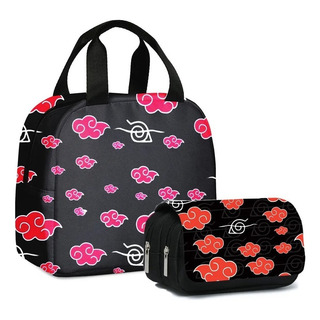 Lonchera Aislante Y Reutilizable De Naruto Con Funda Para Bo Lonchera Aislante Y Reutilizable De Naruto Con Funda Para Bo