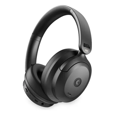 Audífonos Bluetooth Blik Soul900 Cancelación De Ruido 60 Hrs Color Negro