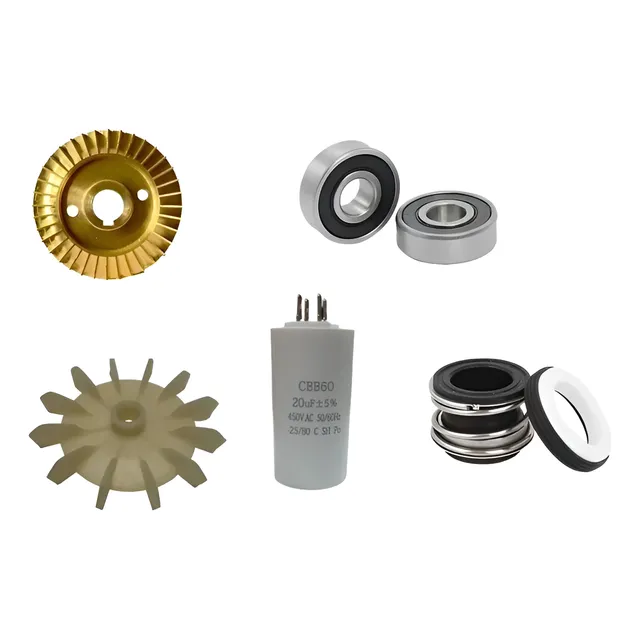 Kit Bomba Agua 1/2hp Impulsor Sello Rolinera Capacitor