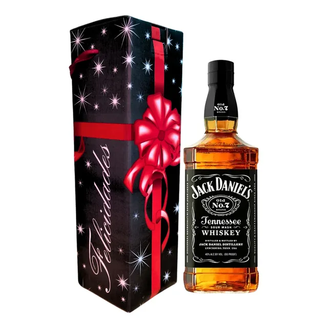 Whisky Jack Daniel's 700ml + Estuche Regalo Premium. Quirino