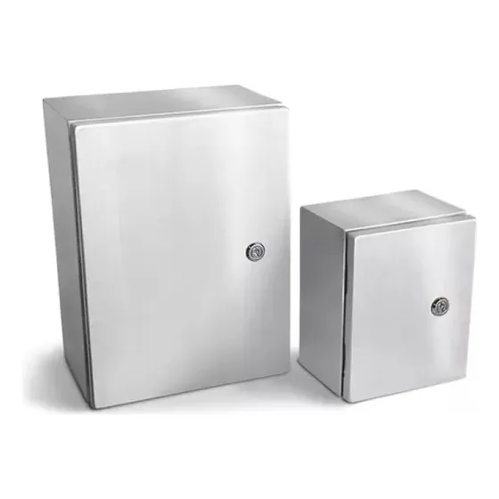 Gabinete Acero Inoxidable 250x200x150mm Con Platina