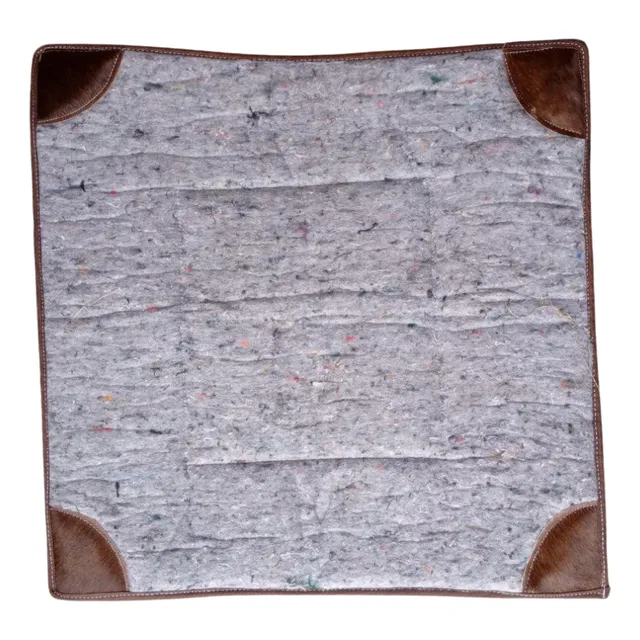 Alfombra 65x65 Cm Fieltro Cuadrada Para Caballos