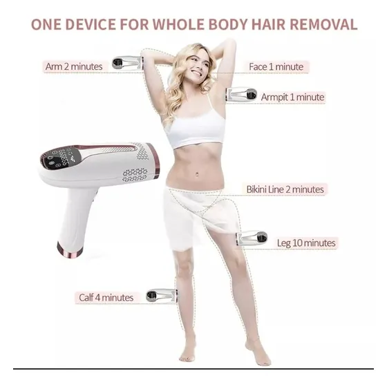 Depiladora Laser Portátil Sin Dolor Nueva Spa