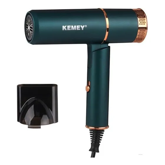 Secador de pelo Kemei KM-9825 negro 220V