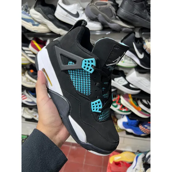 Zapatillas Jordan 4 Retro Black/turquoise