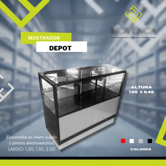 Mostrador , Vitrina Con Deposito