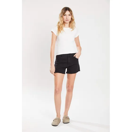 Short Denim Black Estatico - Black Estatico - Koxis Mujer