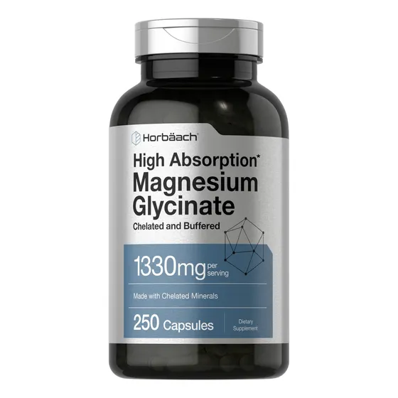 Suplemento Horbäach De Glicinato De Magnesio Tamponado 1330