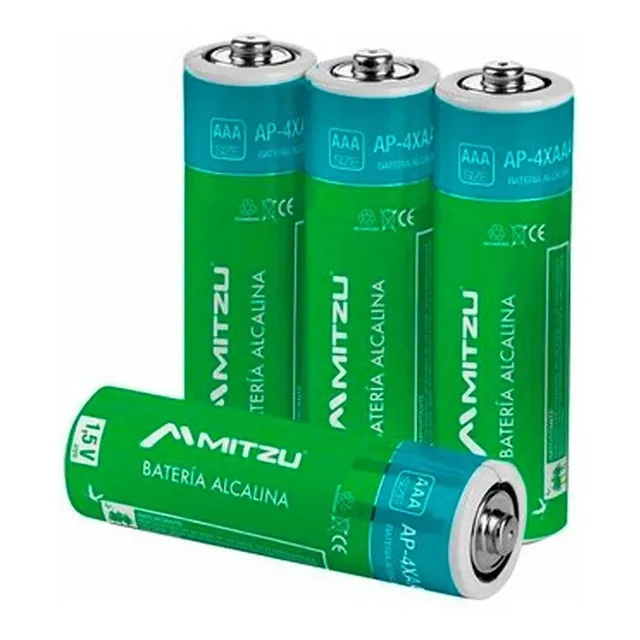 Baterias Alcalinas 1.5vcc Aaa 4 Pilas Mv Electronica 