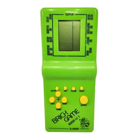 Consola Brick Game 9999 in 1 Standard color verde