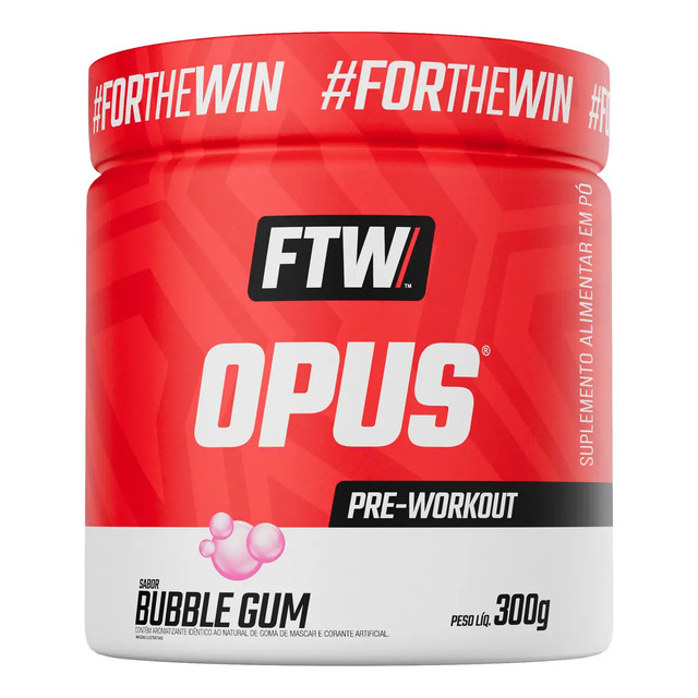 Opus Pre-workout 300g Sabor Bubble Gum - Ftw Bubblegum