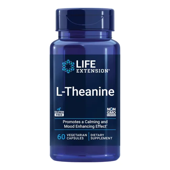 Suplemento Life Extension L-teanina 100 Mg 60 Cápsulas
