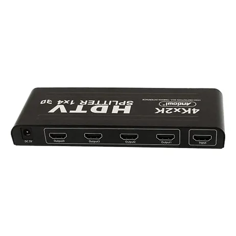Splitter Hdmi 1x4 4k Hd Amplificador 4 Salidas Andowl Q-hd14