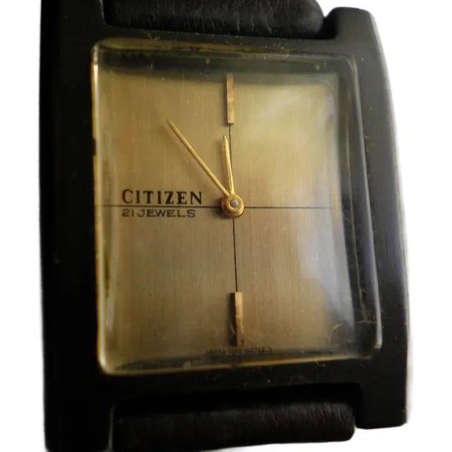 Reloj Citizen Funciona Cuerda 34x27 Imperdible Regalo