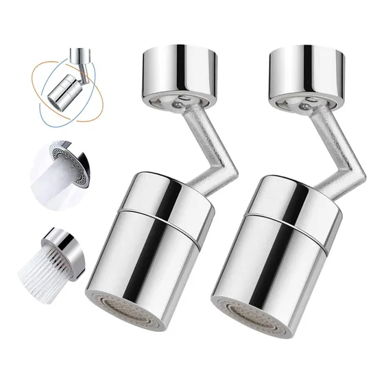 Extensor Grifo Giratorio 720° 2 Unidad Aireador Universal